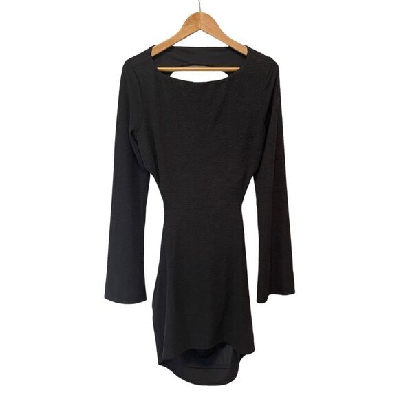 CAMILA COELHO Elena Mini Dress In Black XL - Picture 4 of 11